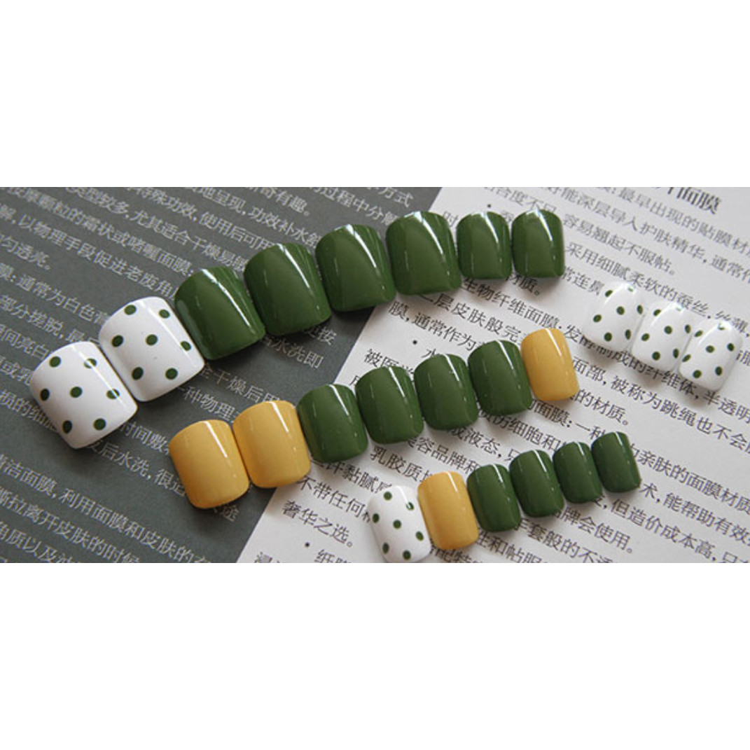 Bộ 24 móng tay giả nail thời trang