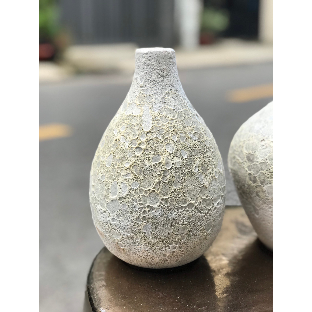 BỘ BÌNH BÔNG MEN SÔI MINI ATLANTICS CẮM HOA TRANG TRÍ DECOR