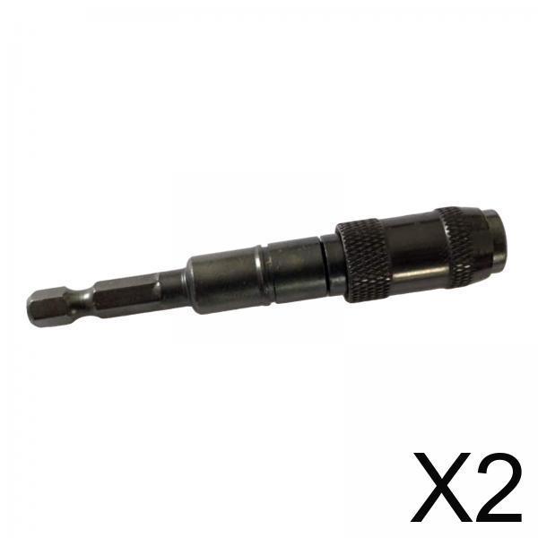 2 PCS Flexible  Screw Drill Tip Quick Release Extension Hex Shank