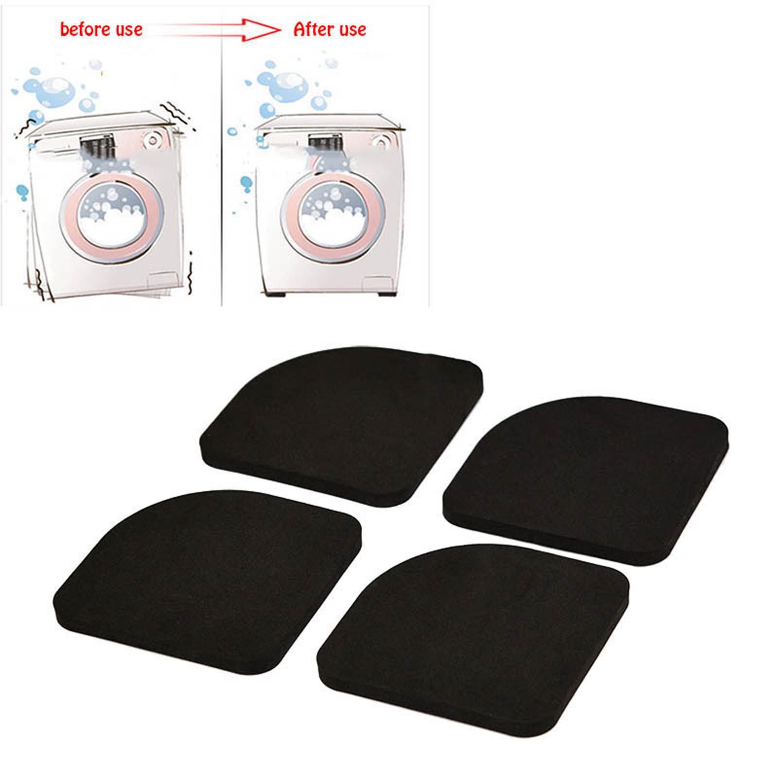 4 Pieces Anti Vibration Pads EVA Anti Slip Stand Protector Universal Washing Machine Feet Pad Foot Pads for Laundry Room Furniture Fridge