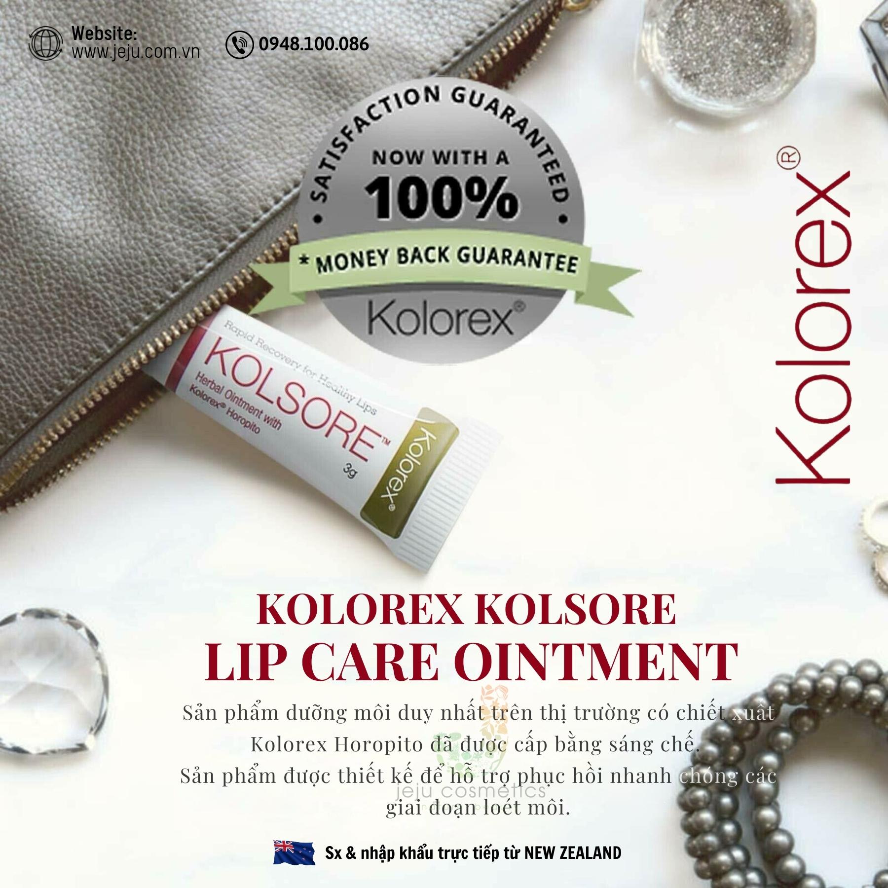 Kolorex Kolsore Lip Care Ointment 5gr