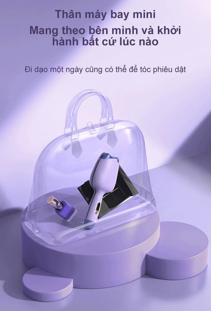 Máy Uốn Tóc Jung Su Chăm Sóc Tóc Ion Âm , Kiểm Soát Nhiệt - Home and Garden