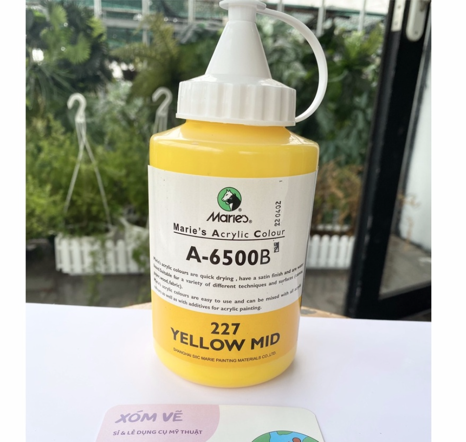 Màu acrylic vẽ nổi 3D bình vòi 500ml