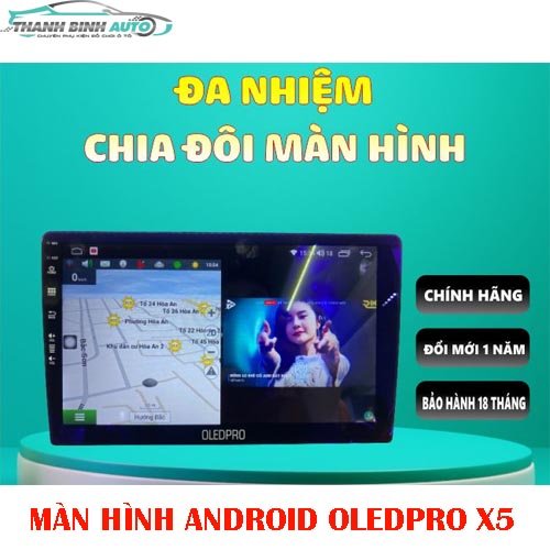 Màn Hình DVD Android cho Ô Tô 0LED X5 Ram 4gb/64gb Chính Hãng Chip 8 Nhân. Lắp Xe Ô Tô, Bh 18 Tháng