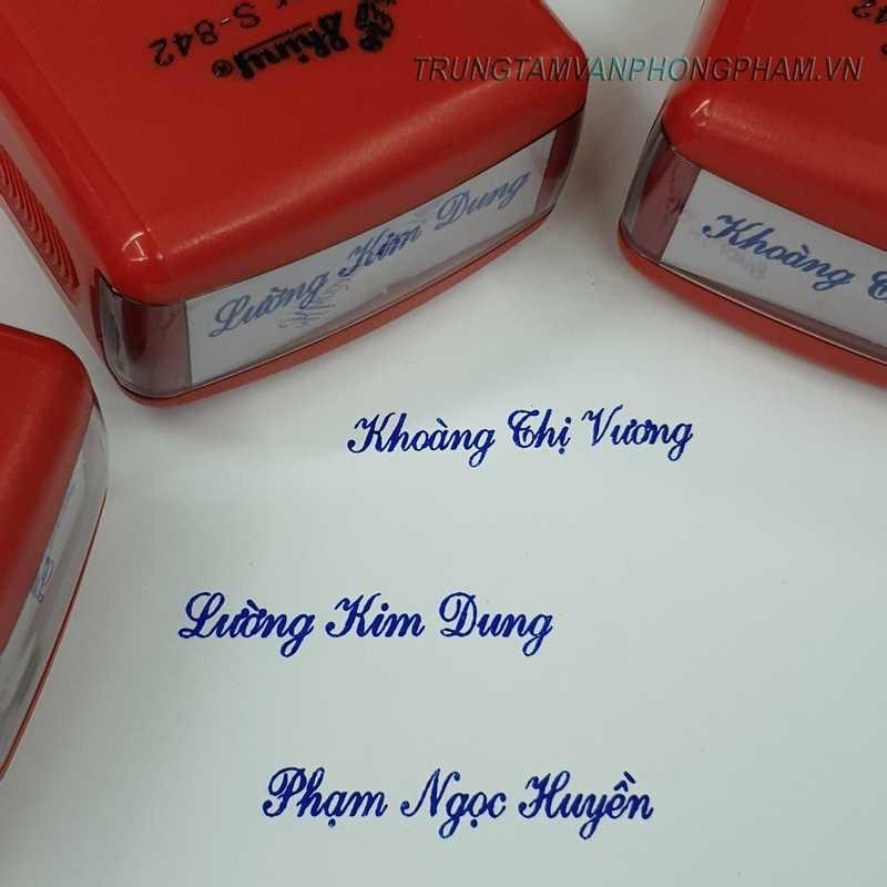 Khắc dấu tên S222 S842 S852 làm dấu tên theo yêu cầu