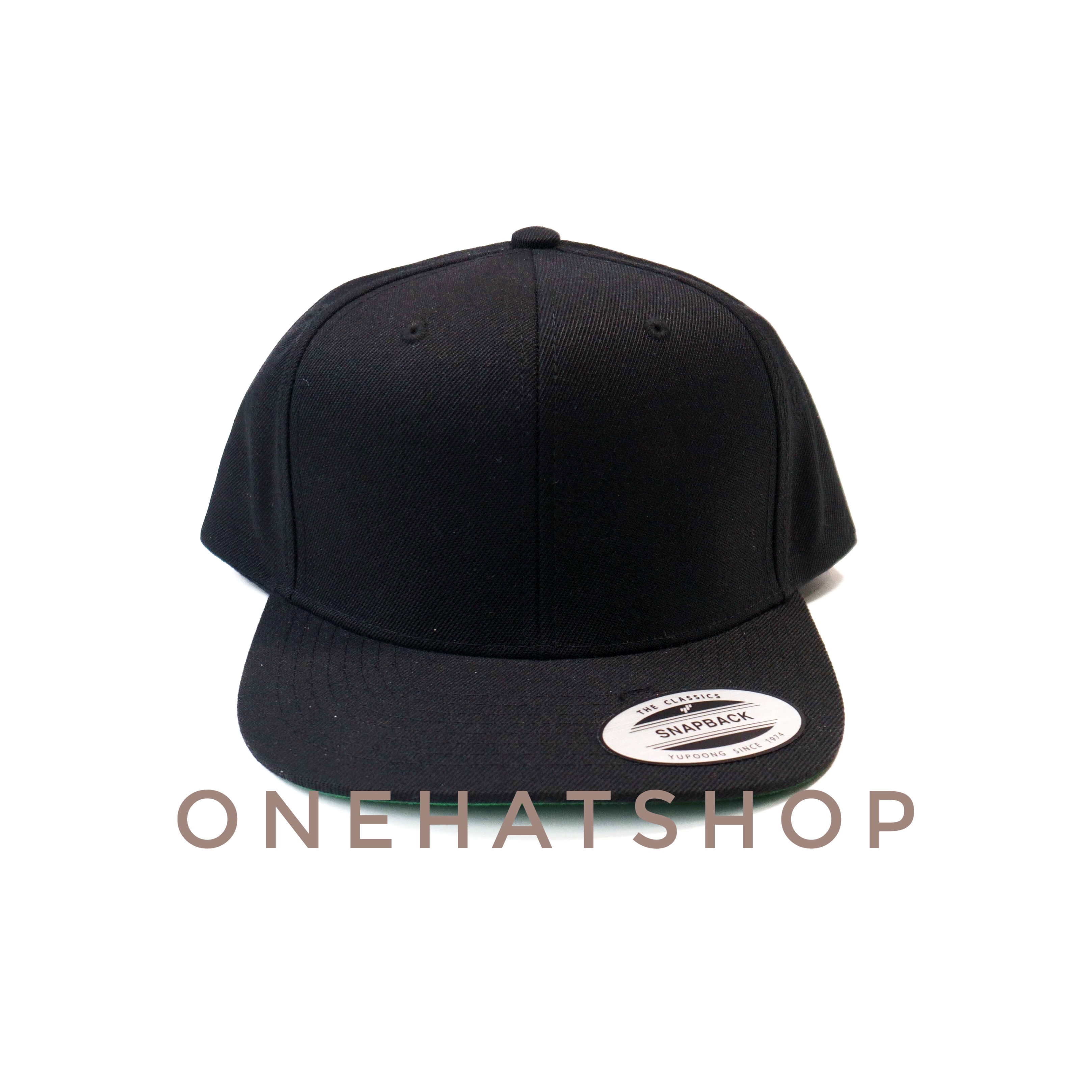 Nón Snapback Hip Hop Trơn Đen vành thẳng xịn chính hãng