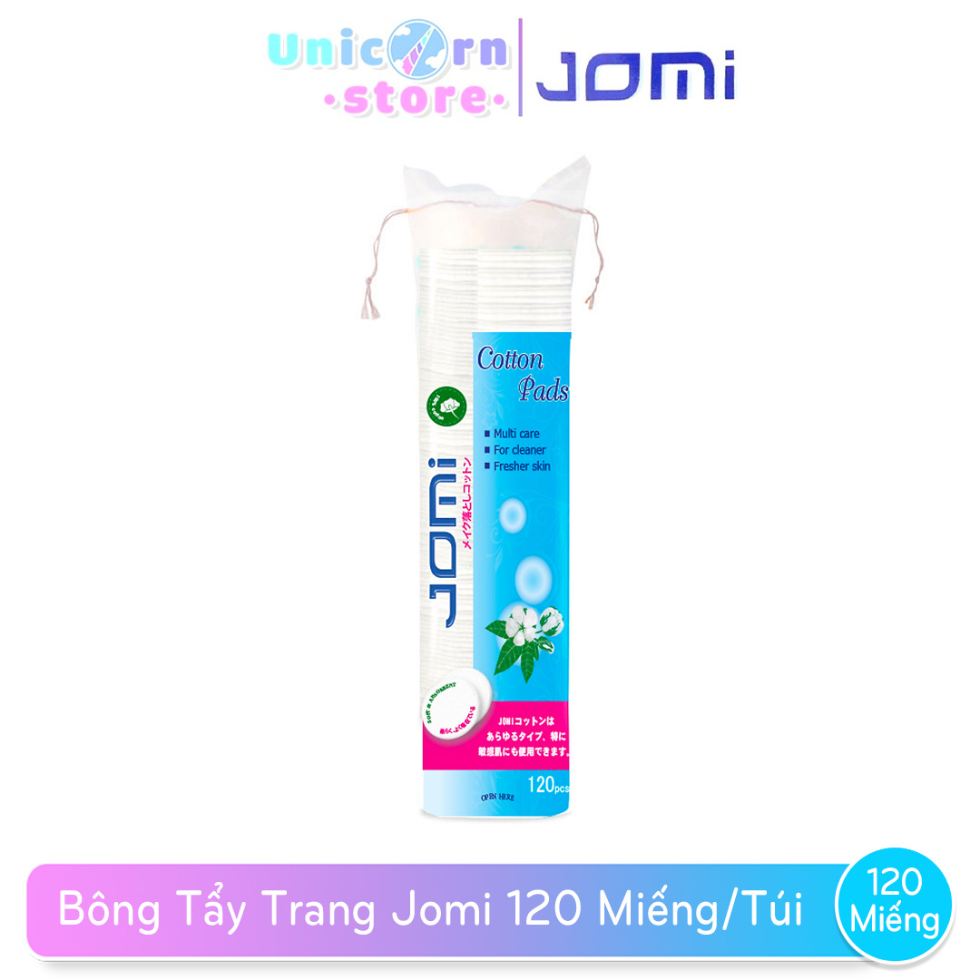 Bông Tẩy Trang Jomi 120 Miếng/Túi 