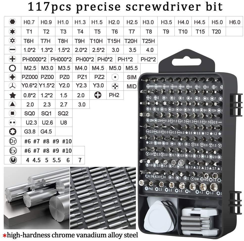 138in1 Mini Precision Vrobridriver Memory Bộ nhớ để sửa máy tính xách tay