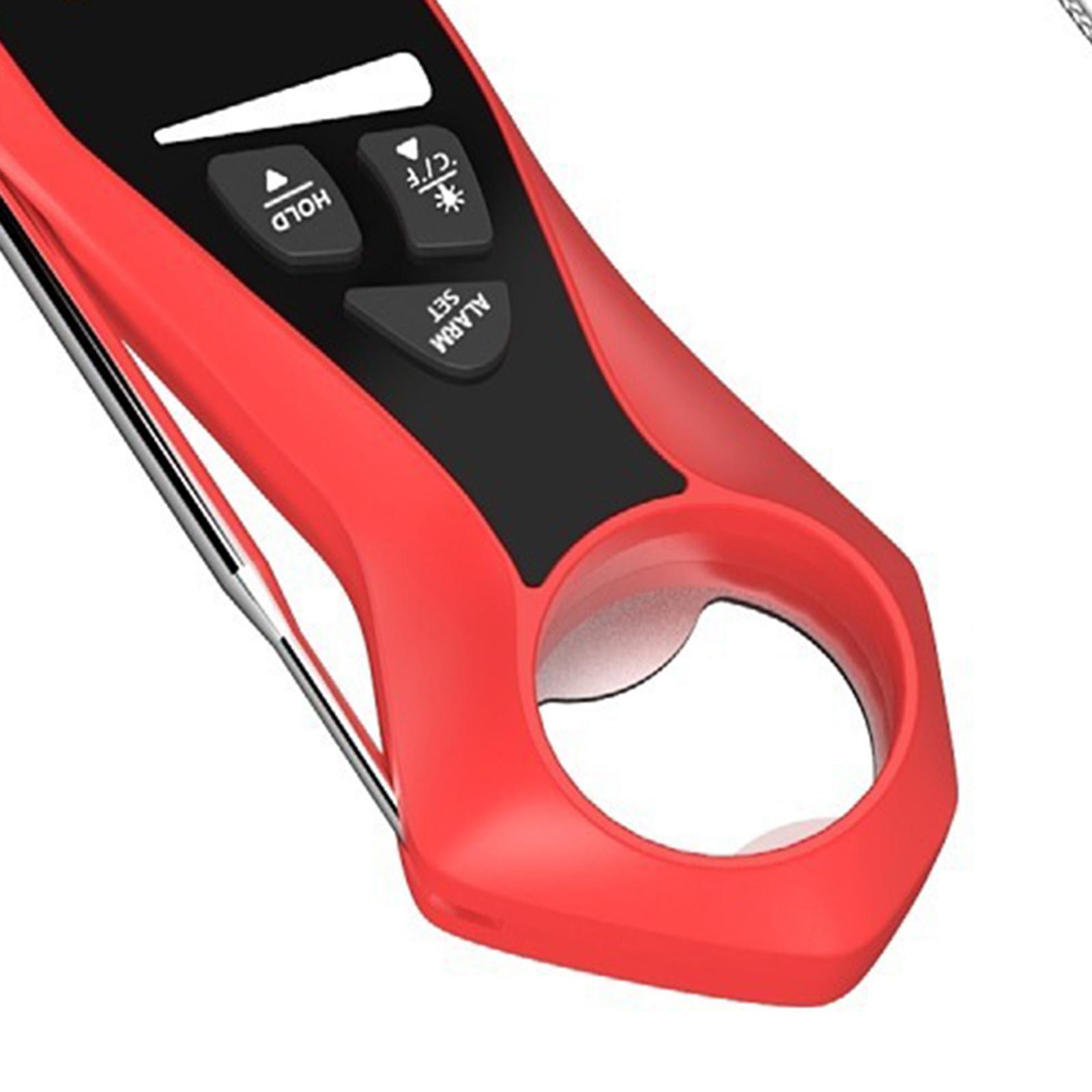 Meat Thermometer Calibration and Foldable Probe Dual Probe Design Food Thermometer for Meat BBQ