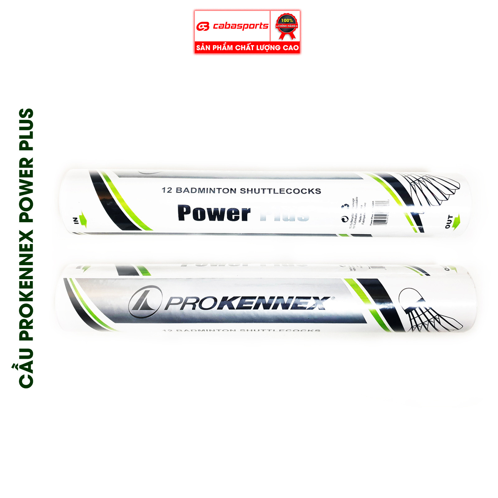 Quả cầu lông PROKENNEX Power và Power Plus thi đấu chất lượng chính hãng cao cấp (12 quả)