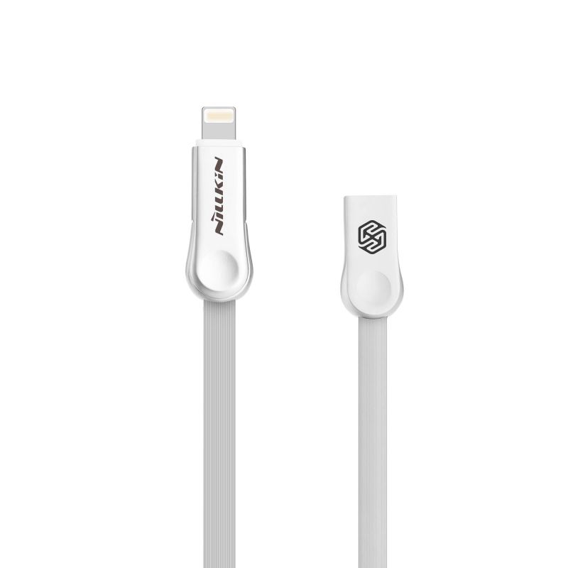 Dây cáp sạc 2 in 1 Micro USB và Lightning hiệu Nillkin Plus III cho điện thoại / ipad / máy tính bảng (Sạc nhanh 2.1A, truyền dữ liệu 480 Mbps, công nghệ SR) - Hàng chính hãng