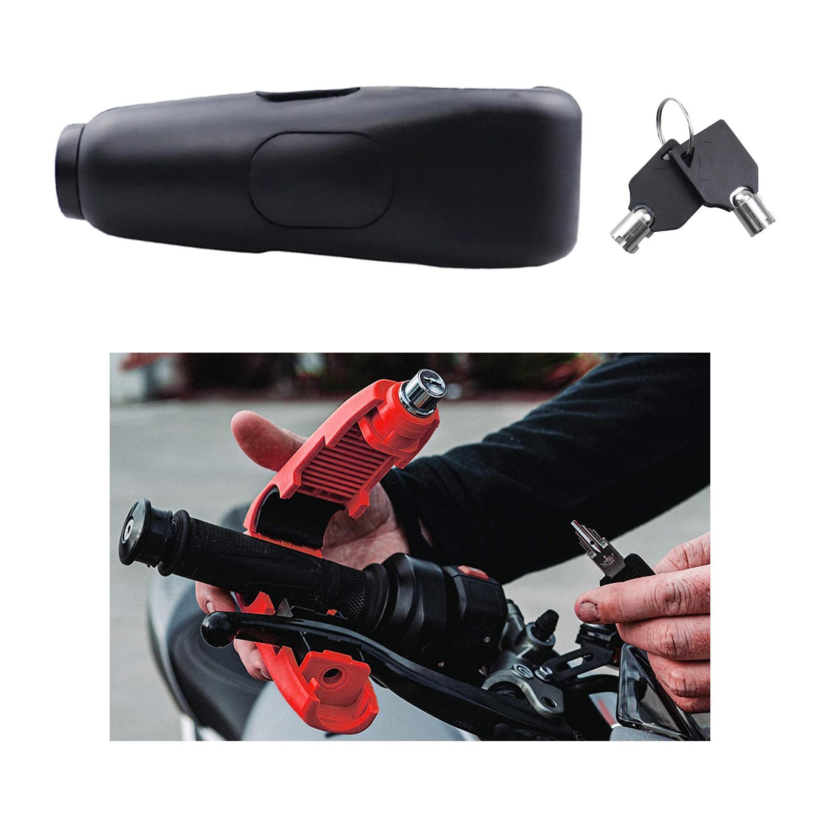 Motorcycle Handlebar Lock Heavy Duty with 2 Keys Bike Handlebar Lock Premium