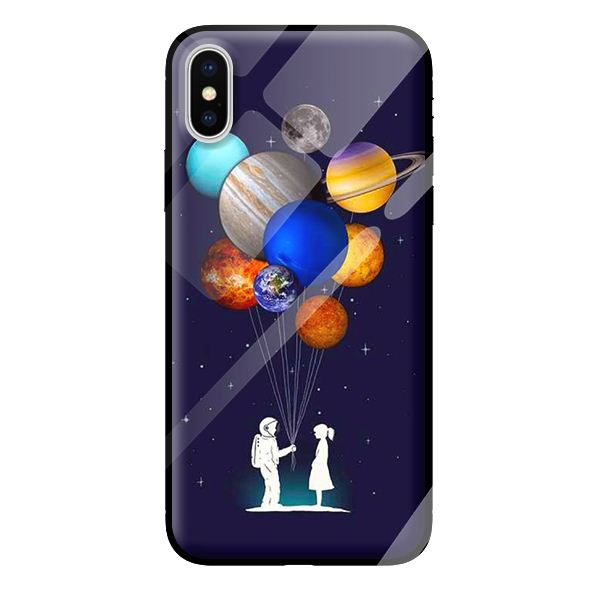 Ốp kính cường lực cho iPhone XS MAX mẫu DU HÀNH 3 - Hàng chính hãng