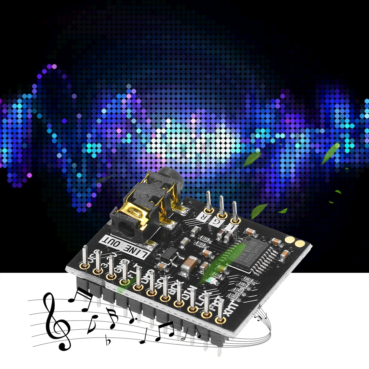 Modulo Dac Raspberry Pi Modulo DAC Decoder PCM5102A 32 Bit / 384 KHz – Per Raspberry Pi, Migliora L'audio Digitale Scheda Audio Hi-fi - Foto 5