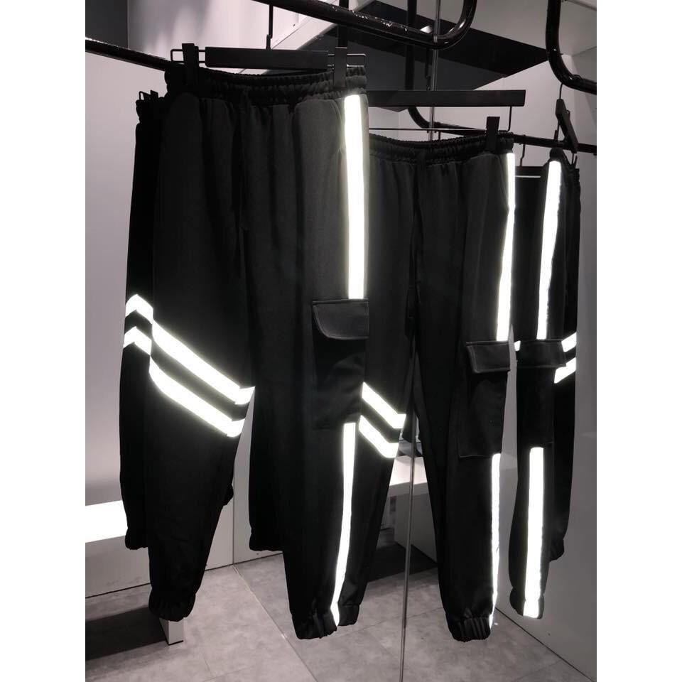 Quần Jogger Nam Nữ Phản Quang Túi Hộp UNISEX - Quần Dài Thể Thao Vải Thun Nhảy Dance - Tập Gym Ulzzang KUN