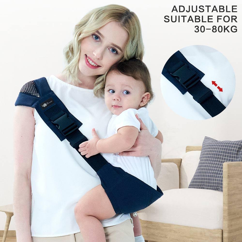 Em Bé Sơ Sinh Sling Bọc Với Bộ Điều Chỉnh Mềm Đơn Vai Đa Năng Treo Áo Tập Đi Trẻ Em Tàu Sân Bay Dây