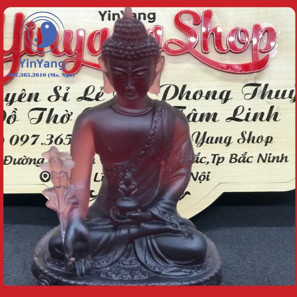 Tượng Phật Dược Sư Lưu Ly Màu Tím cao cấp, chất lượng