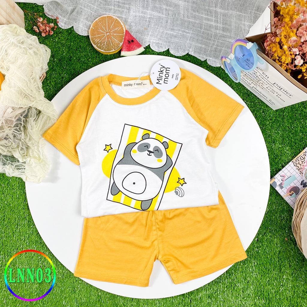 Bộ Cộc Tay Cho Bé LNN03 Đồ Bộ Thun Lạnh Cao Cấp Mềm Mịn Thoáng Mát Dễ Chịu, Thoải Mái Cho Bé
