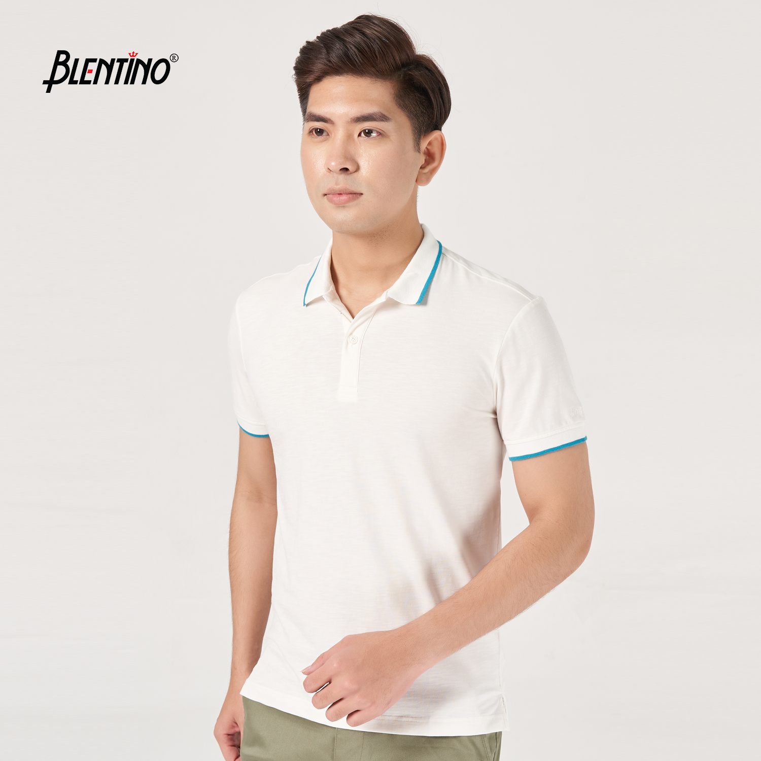 Blentino Áo thun ngắn tay có cổ polo nam PL0321