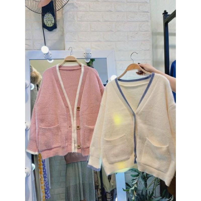 (Có sẵn)Áo khoác len cardigan mẩu thu đông ulzzang