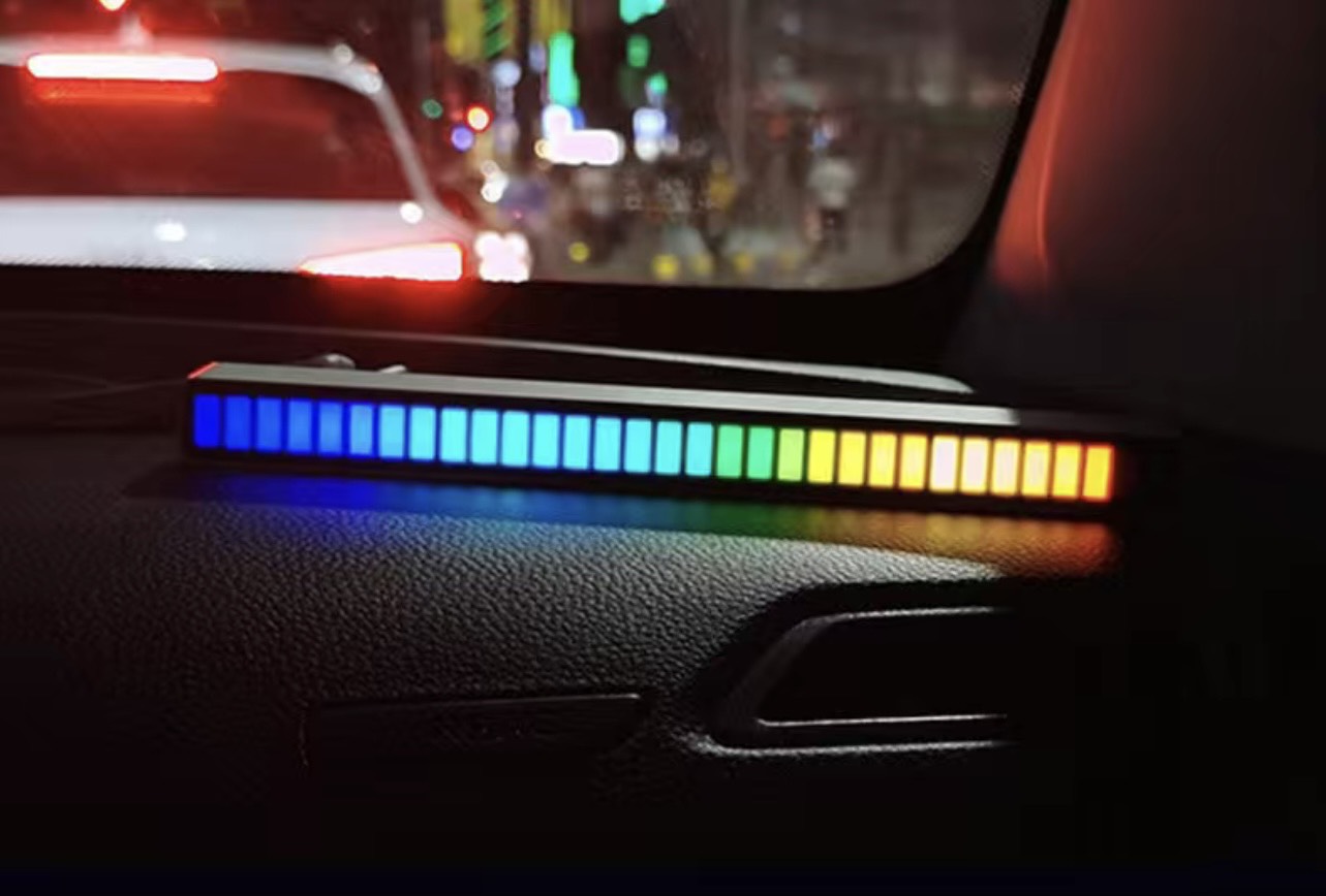 Thanh đèn led rgb nháy theo nhạc 16 TRIỆU MÀU điều khiển bằng cảm biến âm thanh siêu nhạy đèn trang trí decor phòng