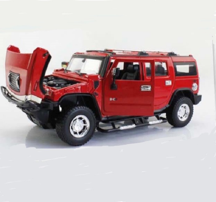 Mô hình xe HUMMER H2 1:24 MZ 26020 (đỏ)