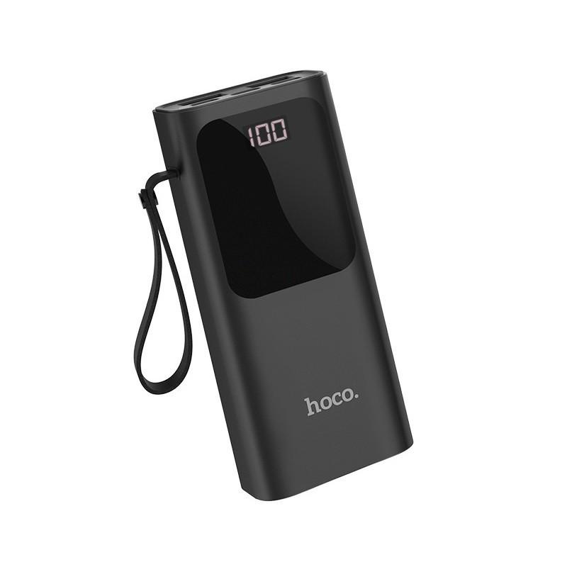 Pin Sạc Dự Phòng 10000mAh Hoco J41 Intelligent Balance - 3 Loại Cổng Vào, Led Hiển Thị Năng Lượng - Hàng Chính Hãng