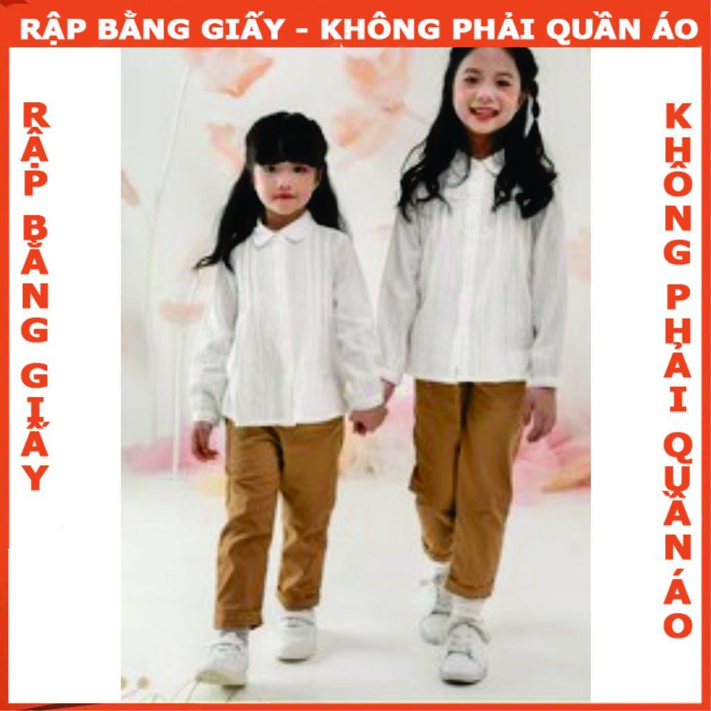 Rập giấy A0 mã R107 ( rập bộ sơ mi) - không phải quần áo (BẢN VẼ)