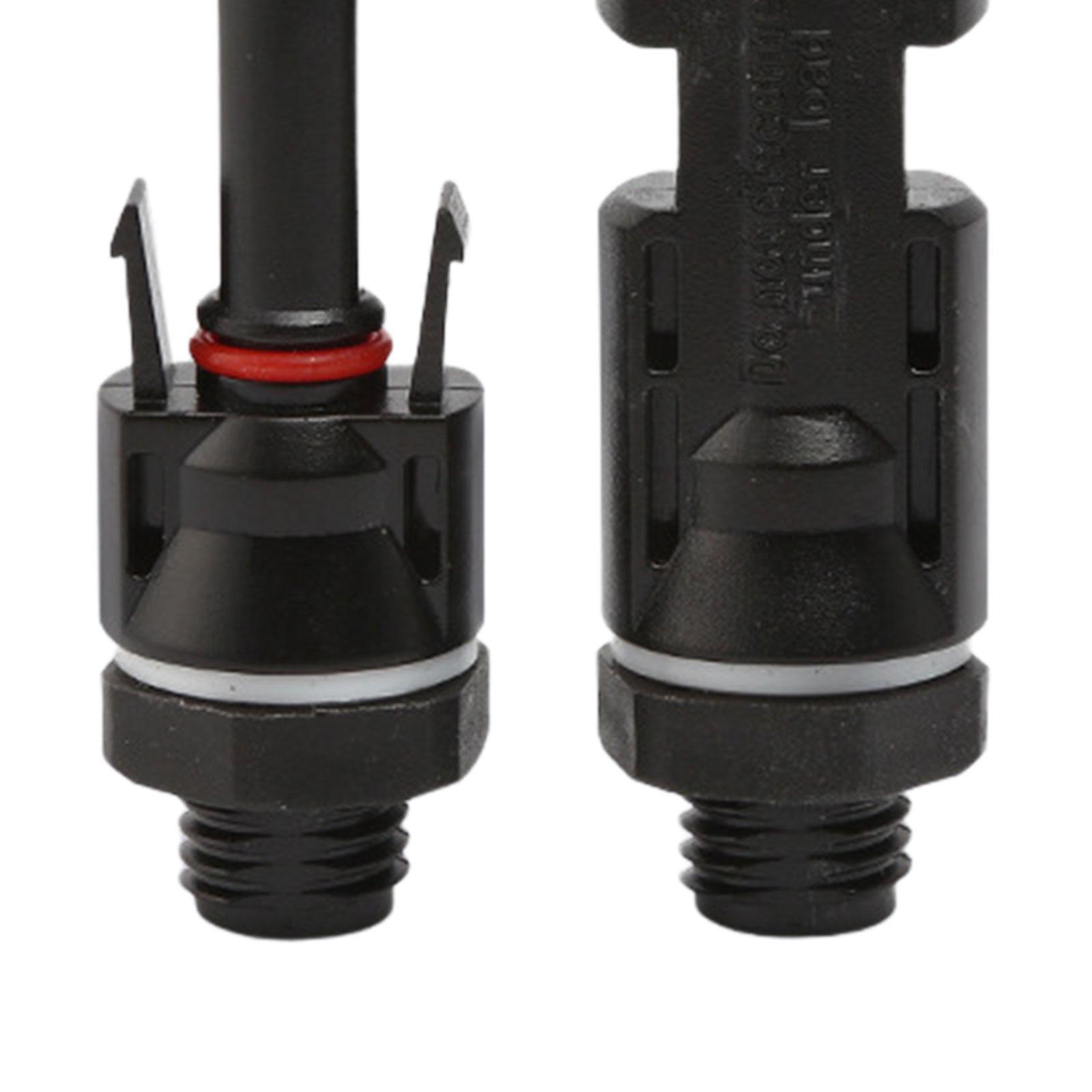 2Pcs Solar Panel Cable Connectors Solar Panel Connectors 2.5/4/6mm Professional Panel Plug Durable 1000V Waterproof IP67 Solar Connectors