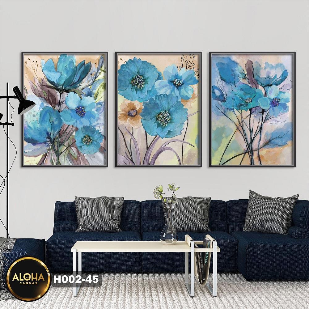 20 Mẫu tranh canvas treo tường bộ 3 bức cao cấp - Tranh treo tường decor phòng khách, phòng ngủ, phòng ăn full phụ kiện