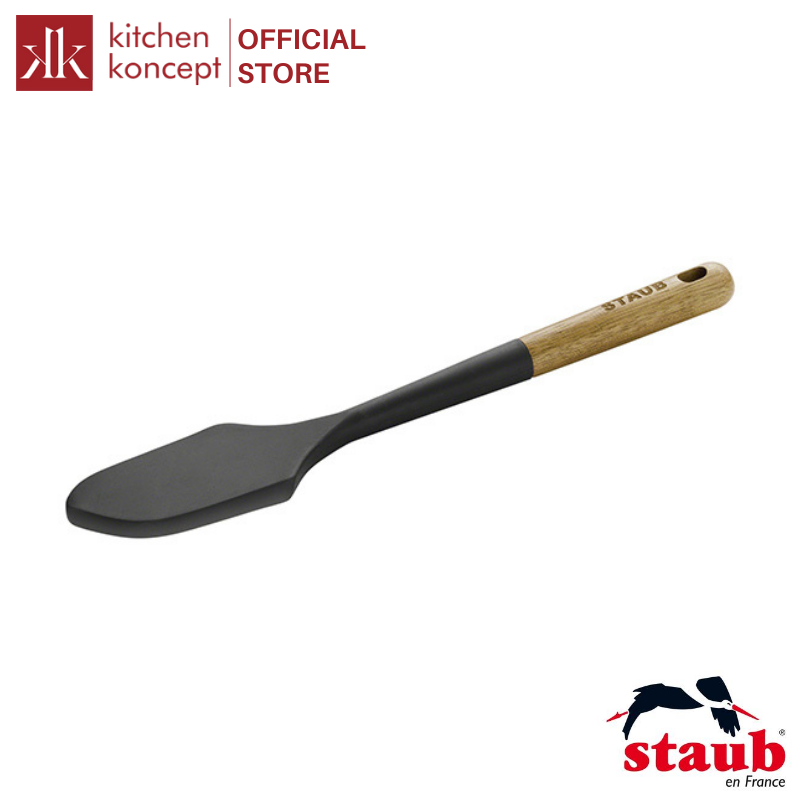 Staub - Xẻng chiên silicon màu đen - 30cm