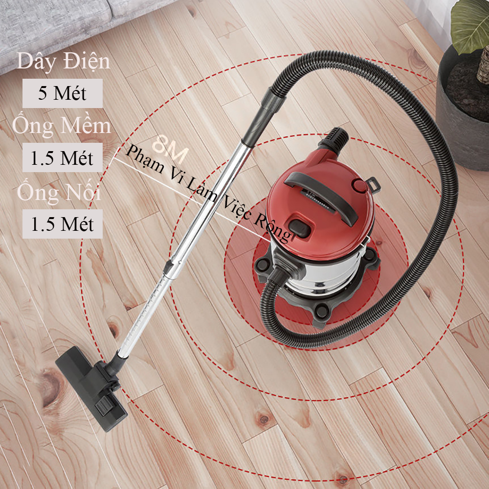 Máy Hút Bụi Công Nghiệp Yangzi Công Suất Cao 1000W HIGH BLACKPOWER VACUUM