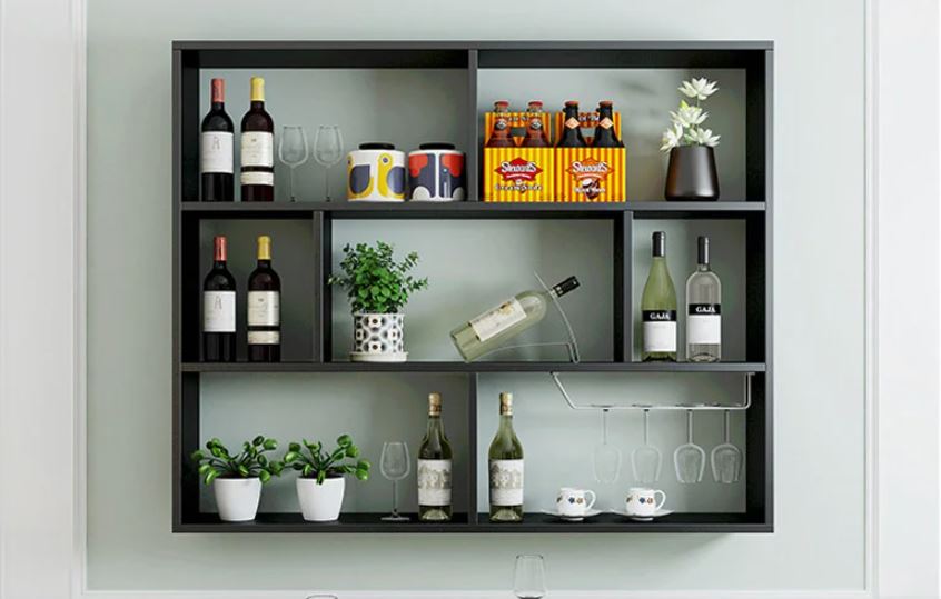 Kệ Gỗ Treo Tường Giấu Chân Khổ A4 Juno Sofa CTKT223 KT 120x100x22 cm