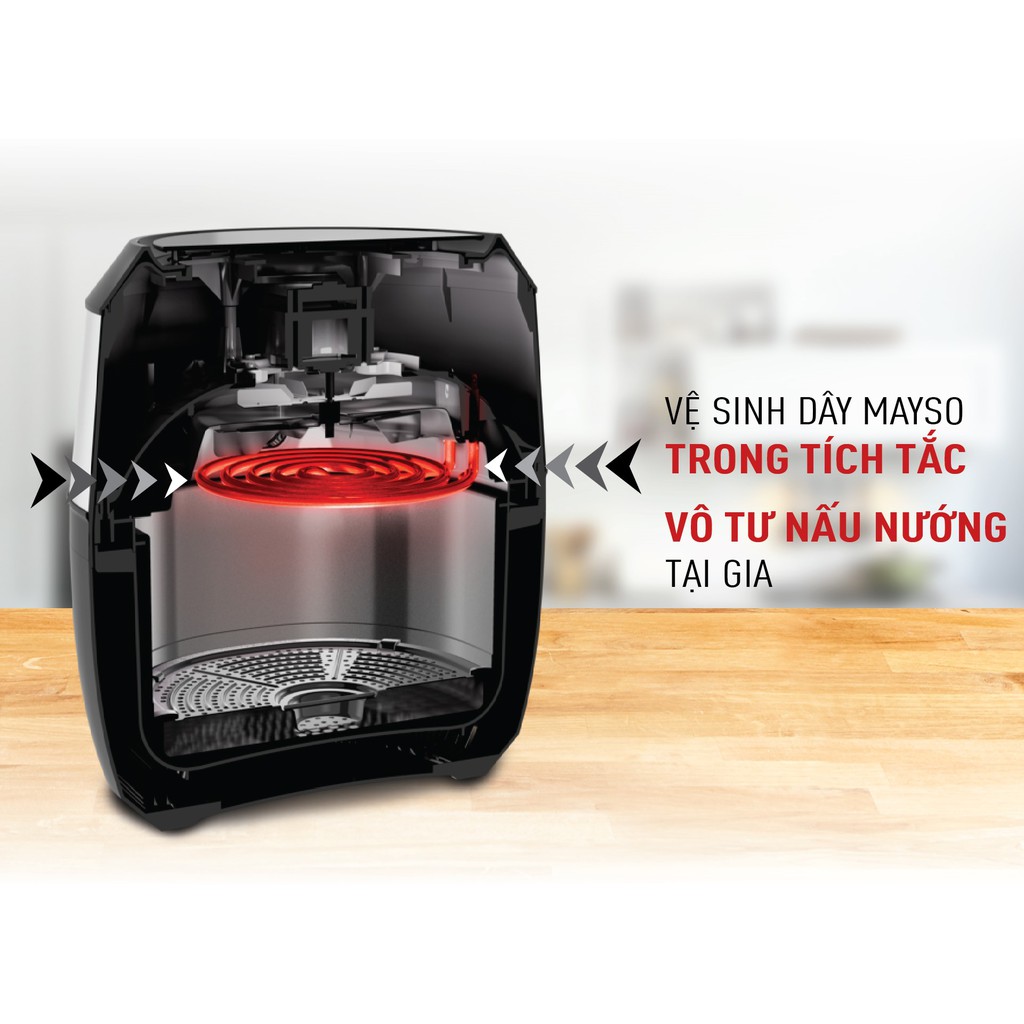 Nồi chiên không dầu cơ Tefal EY201815 giỏ chiên 4.2L/1.2kg - Hàng chính hãng