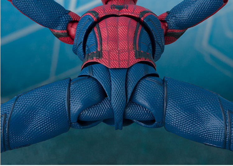 Mô Hình Khớp Phim Marvel Spiderman người nhện balo 15cm