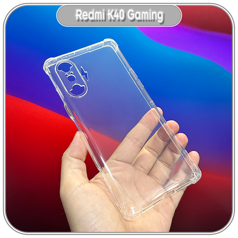 Ốp lưng cho Xiaomi Redmi K40 Gaming Pro nhựa dẻo TPU trong che camera