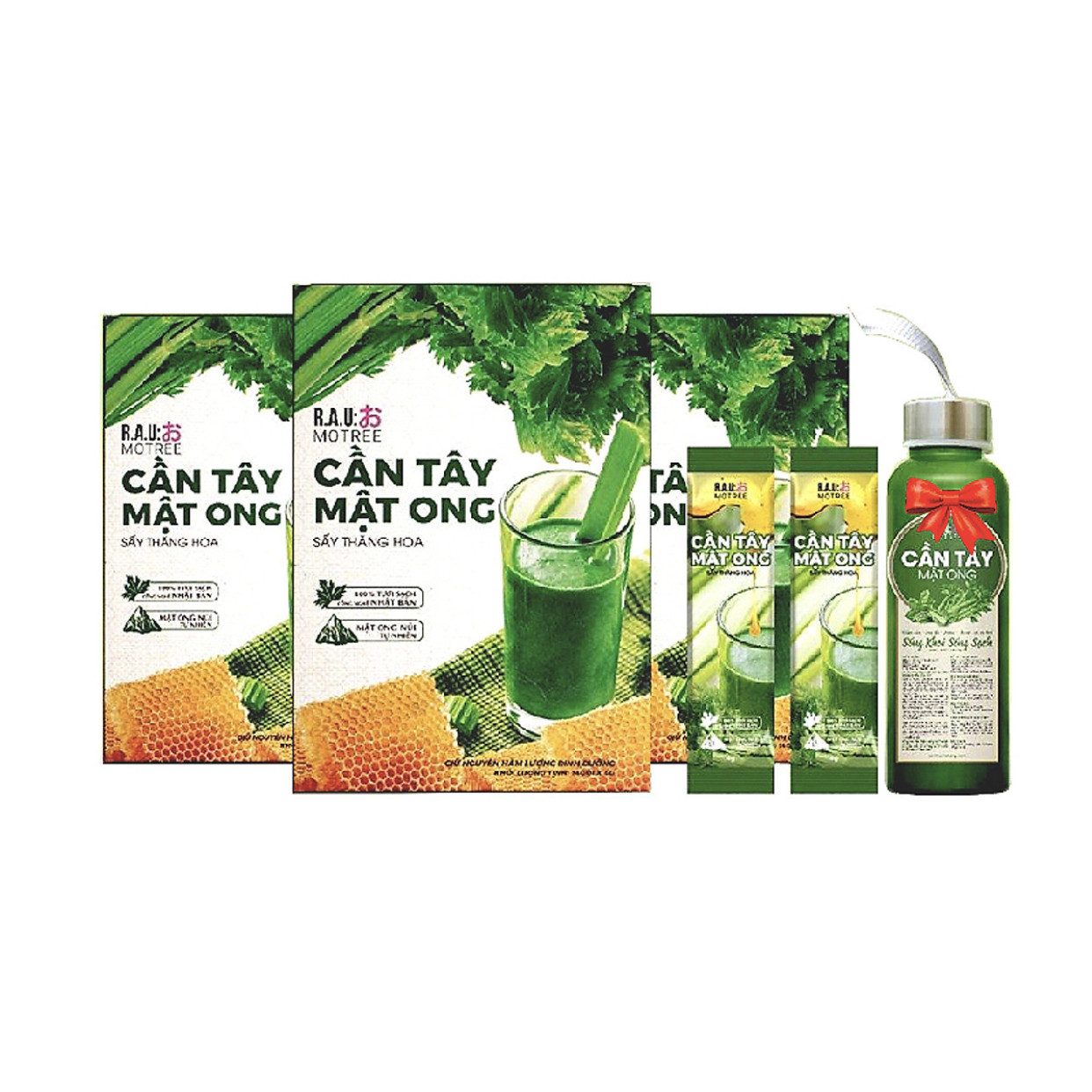 Combo 3 Hộp Bột Cần Tây Mật Ong Motree Mẫu Mới Giúp Giảm Cân, Đẹp Da, Đẹp Dáng, Hết Mụn, Sạch Nám Tàn Nhang, Tăng Cường Sức Khoẻ
