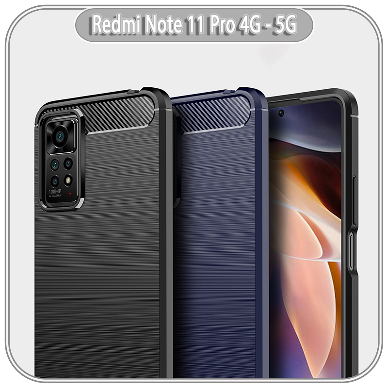Ốp lưng cho Xiaomi Redmi Note 11 Pro 4G - 5G, vân phay xước, hạn chế bám vân tay, 4 góc chống sốc
