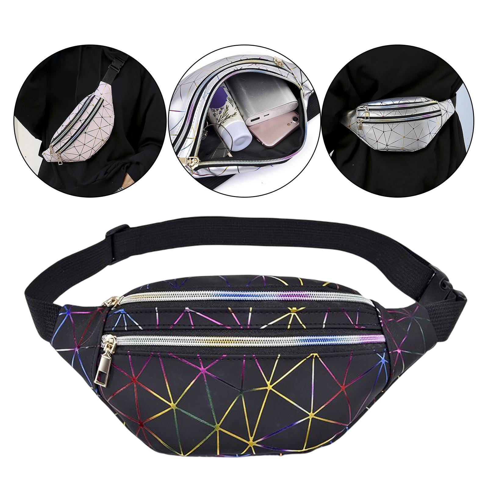 Fanny Pack Waist Bag Casual Fashionable for Sport Walking Hiking Black