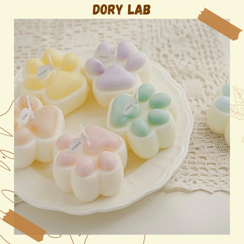 Nến Thơm Chân Mèo Cute Không Khói, Decor Chụp Ảnh - Dory Lab