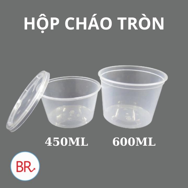 10 Hộp nhựa tròn Việt Nhật đa năng 450ml dùng 1 lần nhựa PP (6633) – Hộp nhựa đựng cháo súp, tiện dụng – 01768