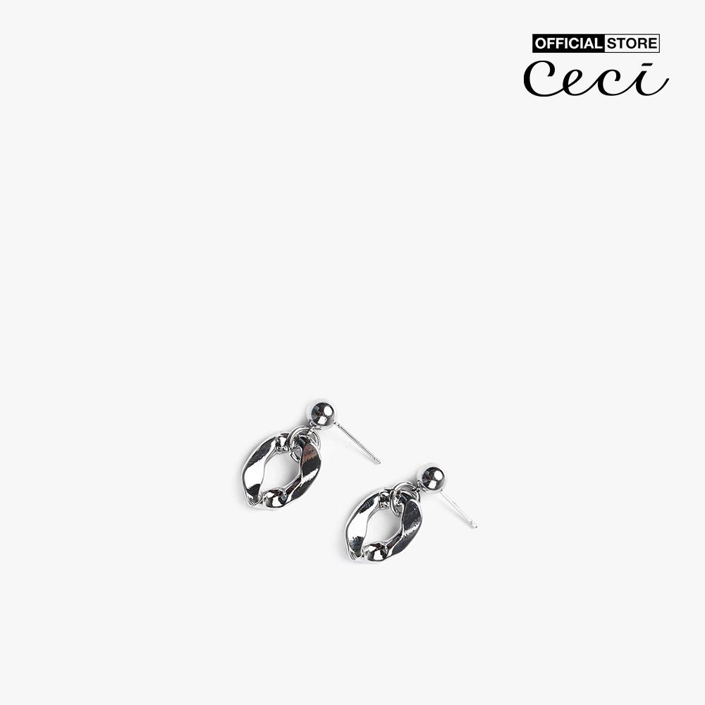 CECI - Khuyên tai nữ xỏ dáng thả thanh lịch CC1-01000047-07