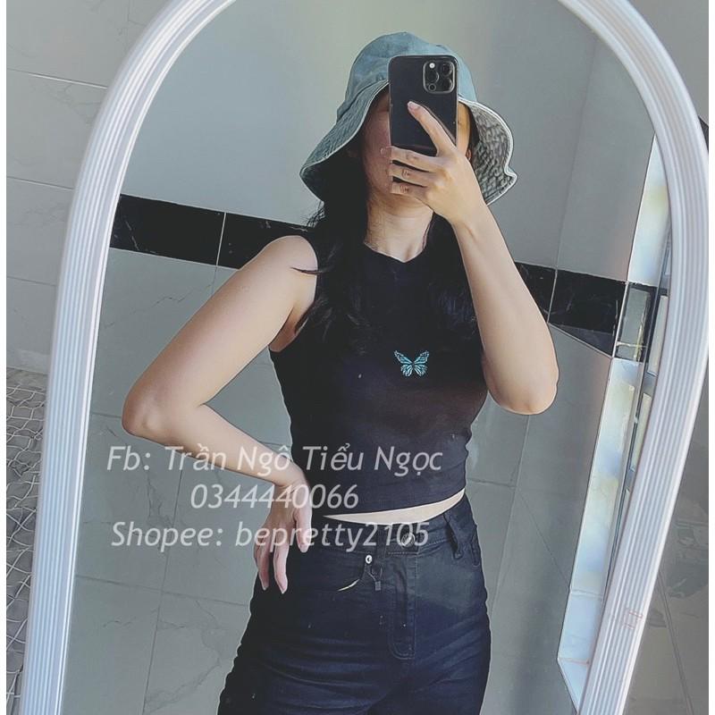 Áo croptop sát nách basic