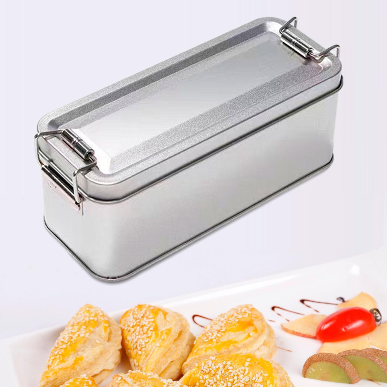 Metal Tin Box with Lid Pineapple Cake Packaging Storage Container Cookie Tin