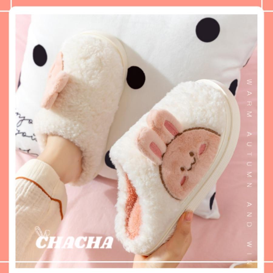 Dép đi trong nhà Chacha Sweet Dép bông hình Thỏ Sky Rabbit Cute siêu êm siêu dễ thương