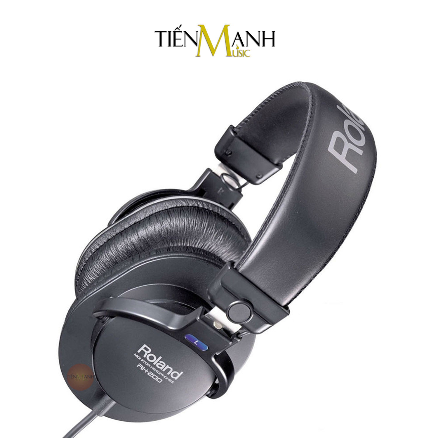 Tai Nghe Kiểm Âm Roland RH200 - Headphones Phòng Thu Studio Stereo Monitor Compact Closed Professional RH-200 Hàng Chính Hãng - Kèm Móng Gẩy DreamMaker