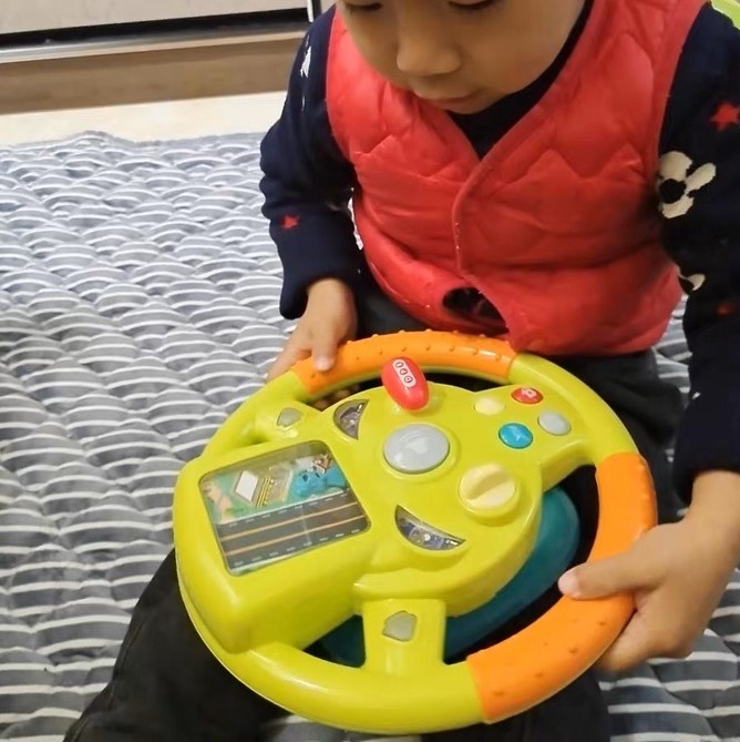 Vô lăng ô tô đồ chơi cho bé chơi game mô phỏng đường đua xe nhiều chức năng điều khiển, quà tặng sinh nhật cho bé