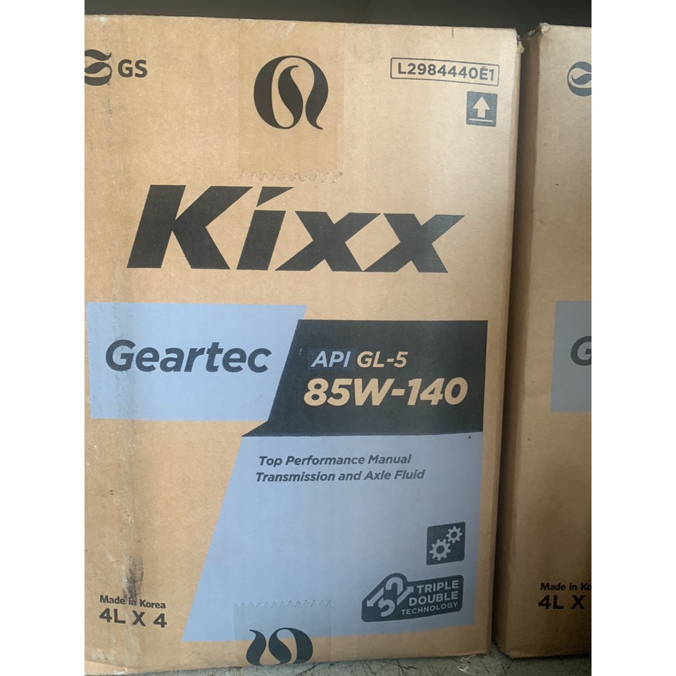 Nhớt Hộp Số KIXX Geartec API GL-5 85W140 4 Lít