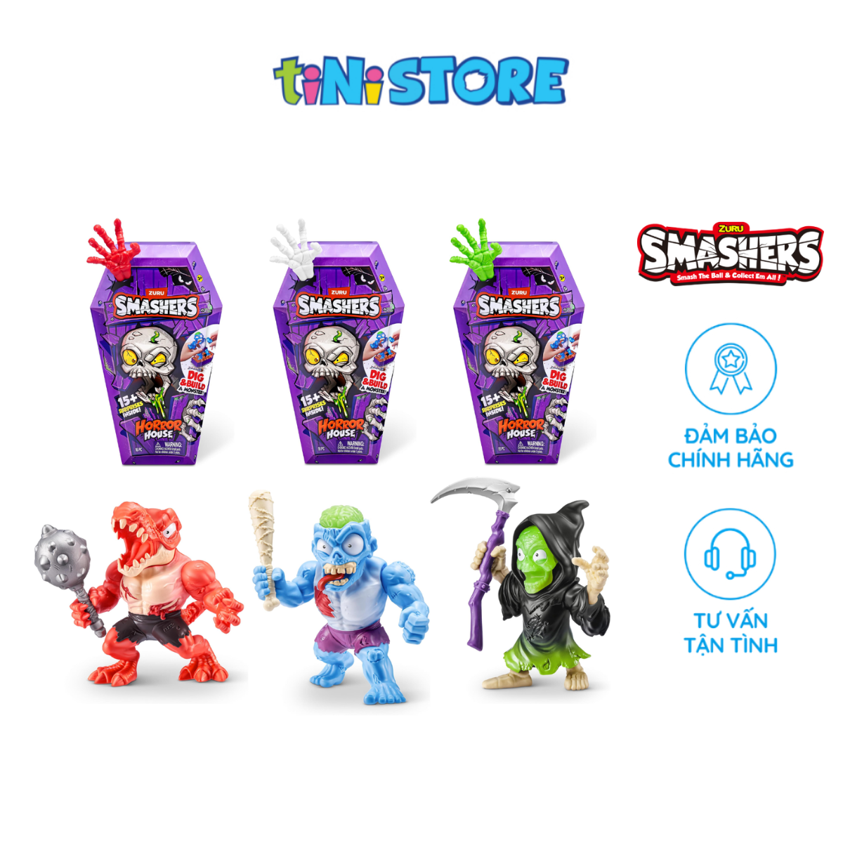 Bộ Đồ Chơi Trứng Khủng Long Horror House Zuru Smashers S1 - Cỡ Vừa (Mẫu ngẫu nhiên) 74125