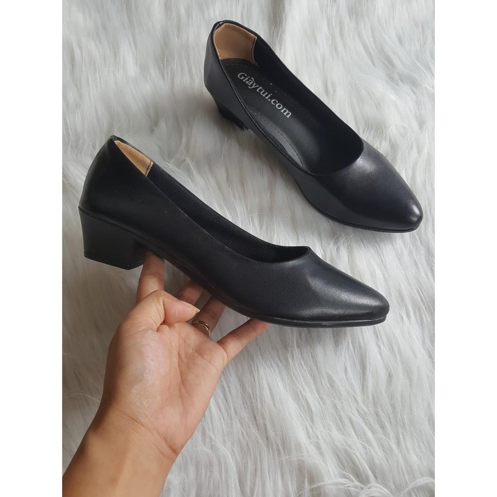 { BIG SIZE } { ẢNH THẬT } GIÀY CAO GÓT 3cm MẪU CÔNG SỞ SIZE 36,37,38,39,40,41,42